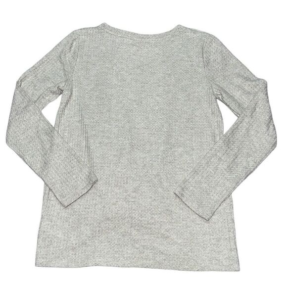 Cat & Jack Super Soft Waffle Knit Knot Hem Top - Picture 7 of 9